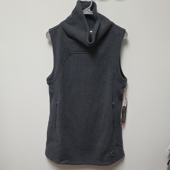 Indyeva Sweaters - Indyeva Gray Sleeveless Cowl Neck Sweater Dress/Tunic